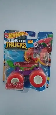 Buy HOT WHEELS MONSTER TRUCKS 1/64 Scale 2023 CARBONATOR  NEW ON CARD Strawberry Xxl • 11.99£