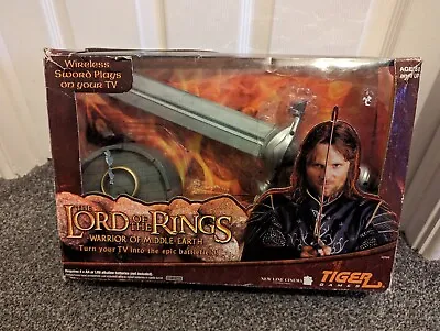 Buy Lord Of The Rings Warrior Of Middle Earth Wireless Sword Game 2004 Hasbro Retro • 24.99£