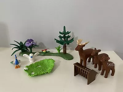 Buy Playmobil Forest Trees Plants Animals Bundle • 4.99£
