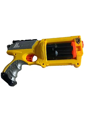 Buy Nerf Yellow N-Strike Maverick REV-6 Revolver Dart Gun Six Shooter For Children • 6.99£