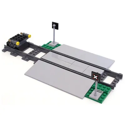 Buy Lego Train City Railway Level Crossing Track And Buffers From 60198 NEW • 15.99£
