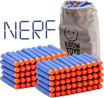 Buy Kidow Toys Nerf Refill Bullets Darts Ammo Pack For 7.2cm * 1.3cm, Navy  • 10.99£