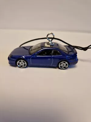 Buy UPCYCLED Hot Wheels Rear View Mirror Hanging Decoration. '98 Honda Prelude Blue • 13.50£
