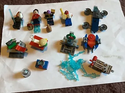 Buy Lego Figures Black Widow, Iron Man, Spider Man, Thanos + Some Parts From 2021 • 15£