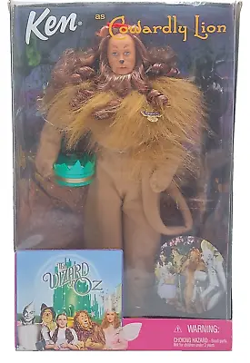 Buy 1999 The Wizard Of Oz Barbie Ken As Cowardly Lion Doll / Mattel 25814, NrfB • 67.54£