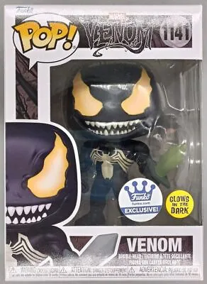 Buy #1141 Venom (w/ Weapons) Glow Marvel Venom Funko POP With POP Protector • 17.99£