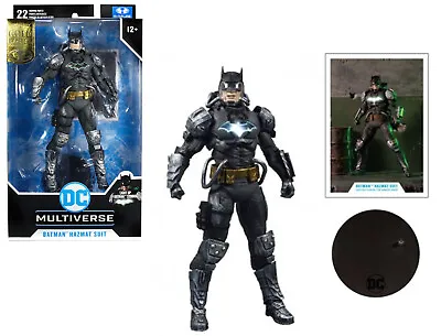 Buy New Dc Multiverse Gold Label Batman Figure Hazmat Suit Light Up Chest Bat Symbol • 12.55£