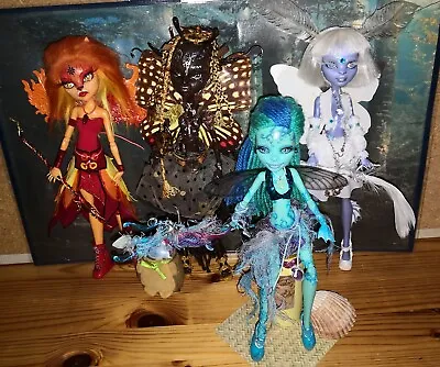 Buy 1 Monster High Doll Repainted As Elf/Fairy Of The ELEMENTS Arcanea Magic • 136.23£