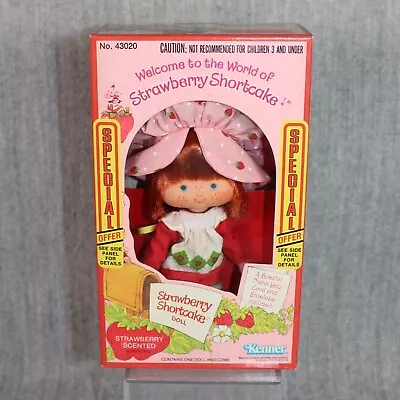 Buy STRAWBERRY SHORTCAKE KENNER Original Doll Vintage 1980 Boxed Sealed • 171.25£