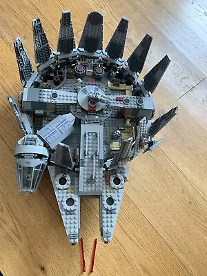 Buy Lego 75105 Millenium Falcon Build Only, Retired Set Complete • 35£