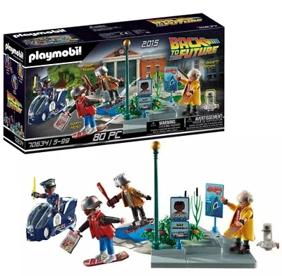 Buy Playmobil Back To The Future Hoverboard Chase Playset - 70634 • 18.99£