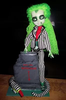 Buy 1 Monster High Doll FRANKIE STONE Repainted Set Beetlejuice  • 153.31£