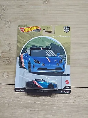 Buy Hot Wheels Car Culture Alpine A110 Auto Strasse 5/5 Mattel Real Riders Blue New • 7.95£
