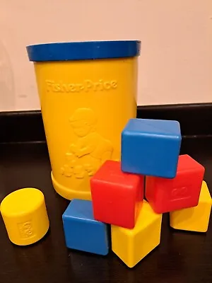 Buy Vintage 1977 Fisher Price Shape Sorter With 7 Colourful Shapes  • 7£