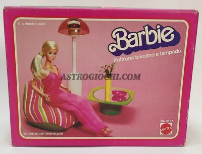 Buy Barbie Chair Lamp Table 2157 Dream House Furniture Mattel 1978 Nib • 121.88£