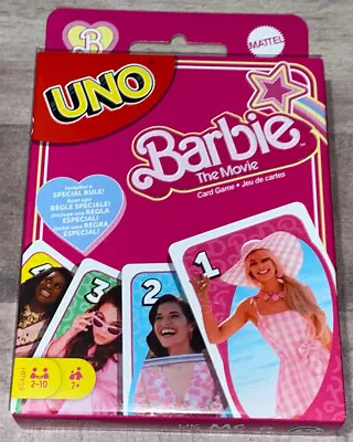 Buy UNO  Barbie The Movie” Card Game Brand New • 7.56£