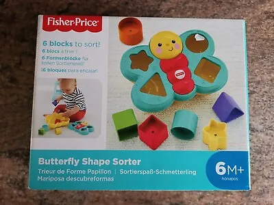 Buy Fisher-Price Butterfly Shape Sorter, Baby Shape Sorter Toy With Different Shape  • 8.50£