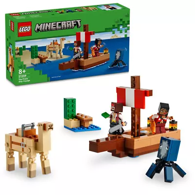 Buy LEGO Minecraft 21259 The Pirate Ship Voyage Age 8+ 166pcs • 15.95£