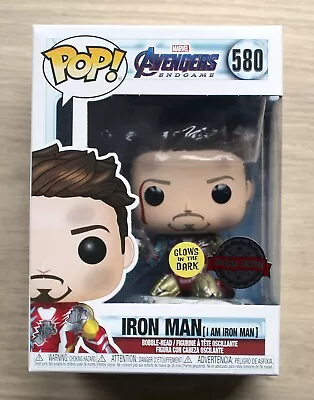 Buy Funko Pop Marvel Avengers Endgame Iron Man Infinity Gauntlet NYCC + Protector • 29.99£