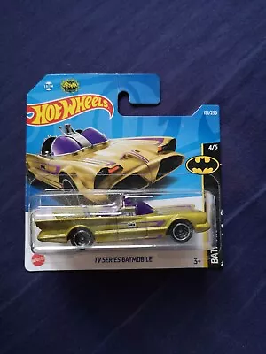 Buy Hot Wheels TV Series Batmobile In Gold 2022 Mainline New And Unopened • 3£