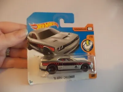 Buy New Sealed '15 DODGE CHALLENGER Hw Muscle Mania HOT WHEELS Toy Car SILVER • 6.99£