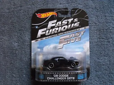 Buy Hot Wheels Retro Entertainment Fast And Furious 08 Dodge Challenger SRT8 • 40£