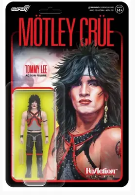 Buy Motley Crue Reaction Figures Wave 1 TOMMY LEE (Shout At The Devil) Super 7 NEW • 20.95£