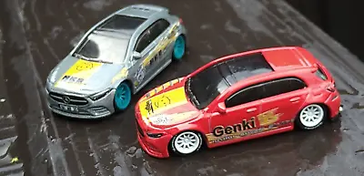 Buy MERCEDES A-Class GENKI Racing X2 By Hot Wheels Modified Wheels & Tyres  1:64 New • 7.50£