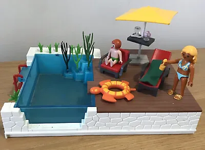 Buy Playmobil Swimming Pool With Terrace 5575 Boxed • 17.99£