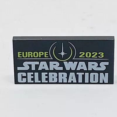Buy LEGO Star Wars  Tile 2 X 4 With 'STAR WARS CELEBRATION EUROPE 2023' 87079pb1273 • 13£