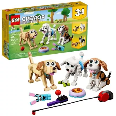 Buy LEGO Creator 31137 Adorable Dogs Age 7+ 475pcs • 22.95£