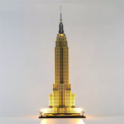 Buy LED Light Kit For 21046 LEGOs Architecture Empire State Building Bricks Set • 27.59£