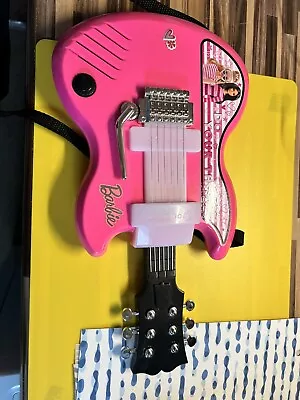 Buy Barbie Sing Along And Strum Rock Guitar Built In Music And Flashing Lights Pink • 15£