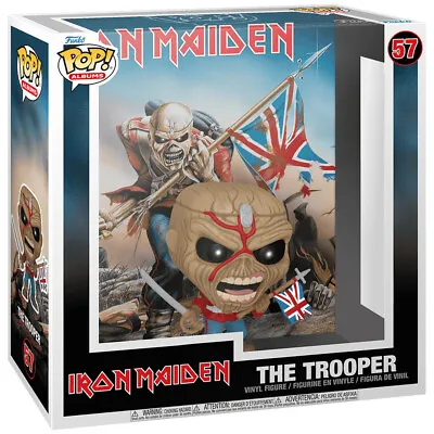 Buy Funko Iron Maiden The Trooper Pop Albums Figure No 57 • 26.99£