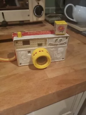 Buy Vintage Fisher-Price Picture Story Camera 1967 Toy - Wooden W/ Plastic Accents • 4£
