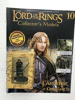 Buy Lord Of The Rings Collector's Models Issue 10 Faramir Eaglemoss Figure + Mag • 12.99£