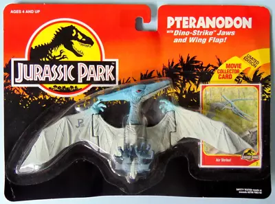 Buy 1993 Sealed Within Card Kenner Jurassic Park Pteranodon Figure And Movie Card • 19.99£