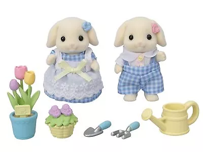Buy Sylvanian Families - Blossom Gardening Set - Flora Rabbit Sister & Brother /Toys • 27.17£