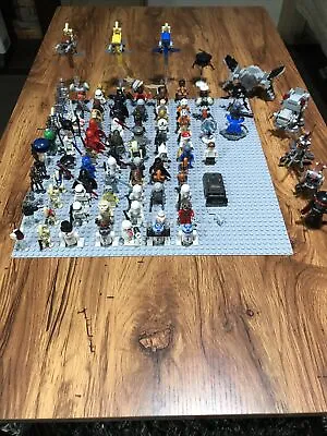 Buy Huge Lego Star Wars Minifigure Set 2 / Bundle Of Mini Figures & Droids 100 Pcs • 300£