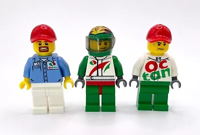 Buy LEGO City - 3 X Octan Racing Team Minifigures - Great Condition, Collectible • 3.49£