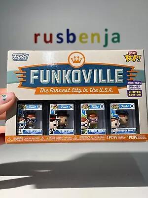 Buy Funko Pop! Bitty Pop! Funkoville 4 Pack Freddy Funko Convention Limited Edition • 34.99£