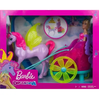 Buy Barbie Dreamtopia Princess Pegasus & Chariot GJK53 • 29.99£