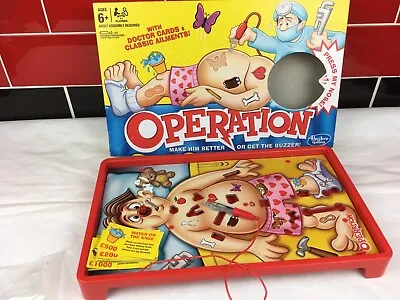 Buy Hasbro Classic Operation Board Game Parts Missing • 6£