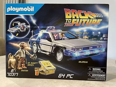 Buy Playmobil Back To The Future DeLorean Marty & Doc 70317 Unopened Age 6+ 64pcs • 45£