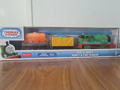 Buy Track Master Thomas & Friends Percy & The Tanker Mototized Train - NEW • 13.99£