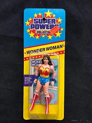 Buy Vintage Super Powers WONDER WOMAN  Kenner Action Figure MOC 1986 DC • 165£