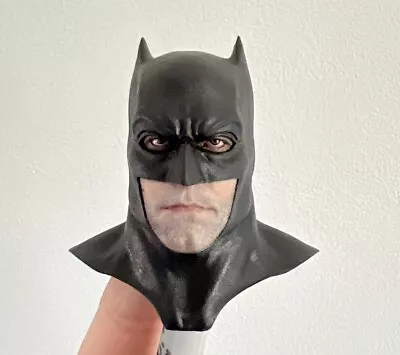Buy Batman Ben Affleck BvS Custom Painted Head Sculpt For Hot Toys 1/6 • 70£