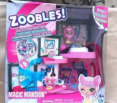 Buy Zoobles Magic Mansion Transforming Playset Brand New • 12£