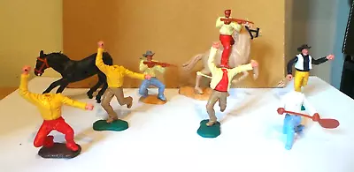 Buy Timpo Swoppet Painted Plastic Cowboys Job Lot Spares Made In England • 4.99£