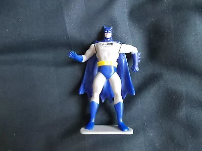 Buy Batman Figure Blue & Grey On Base Approx 3 Inch Loose • 6£